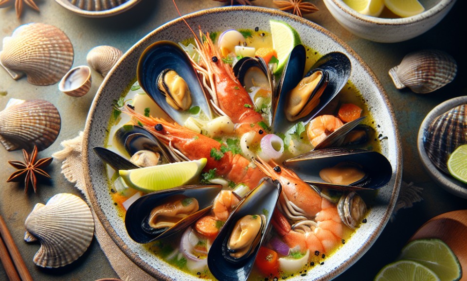 Sopa Chilena de Mariscos